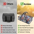 thumbnail image 5 of Numjaw Casserole Carrier for Hot or Cold Food, Expandable Insulated Double Casserole Carrier, Fits additional 9"x13" Baking Dishes, Padded Lasagna Holder for Trip, Party, Picnic, 5 of 8