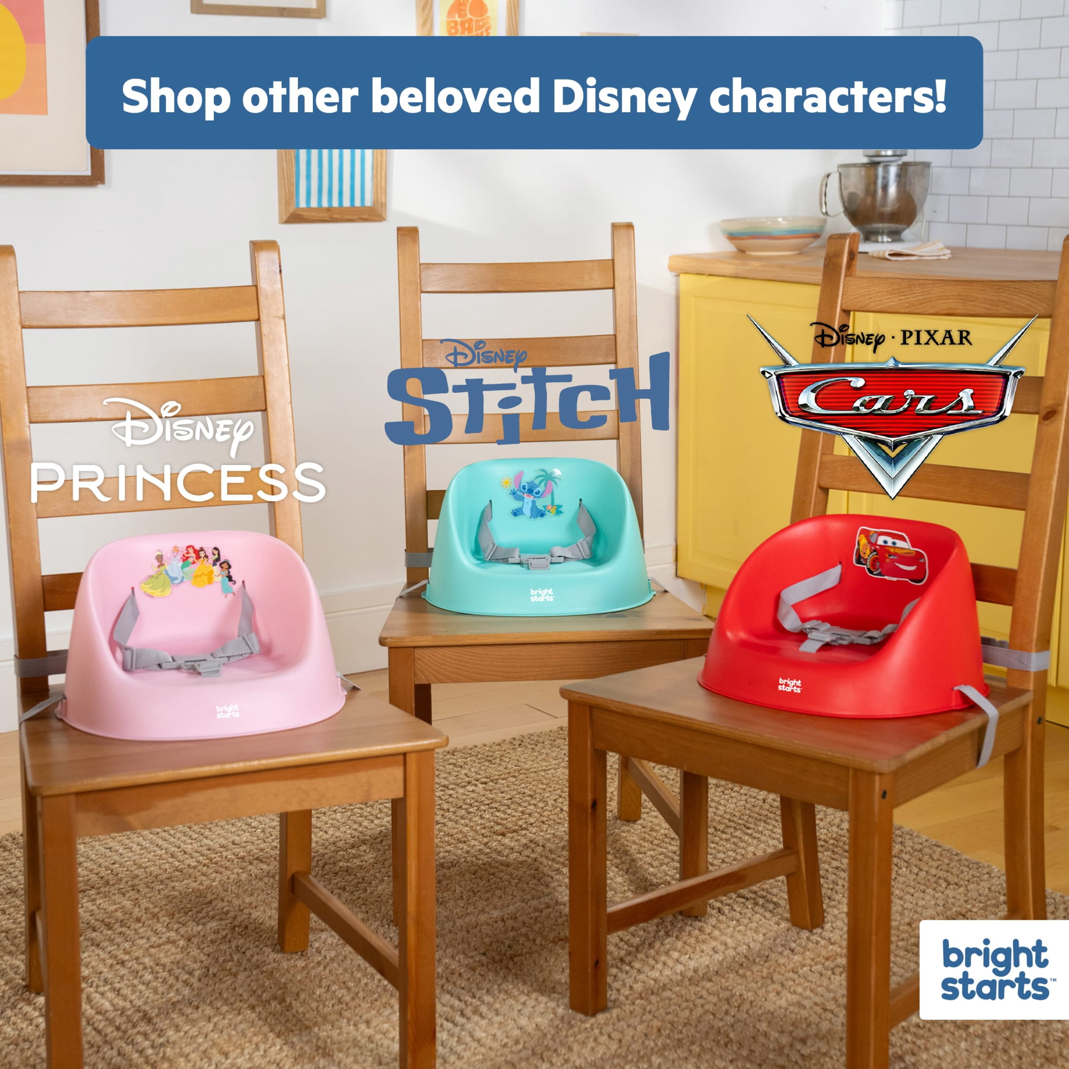 Disney Baby Stitch My Spot Booster, Blue, Unisex, Infant to Toddler