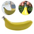 thumbnail image 1 of Botella de cadera con forma de plátano de 5 onzas, práctica botella de bolsillo para alcohol, botella de bolsillo para licor de acero inoxidable para sin cuerda, 1 of 8