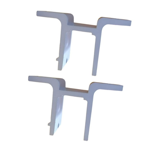 stanreset 2x Retractable Awnings Wall Mounting Bracket Canopy White Patio Bracket Shade Wall