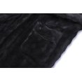 thumbnail image 6 of Kids Hooded Fleece Robe Plush Bubble Flannel Bathrobe Soft Warm Lightweight Bathrobe with Belt & Pockets for Boys Girls 4-15 Years, 6 of 8