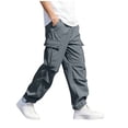 thumbnail image 5 of Agkizg Boys Girls Waterproof Cargo Pants Convertible Outdoor Hiking Elastic Waist Summer for Kids, Sizes 9-10 Years, 5 of 5