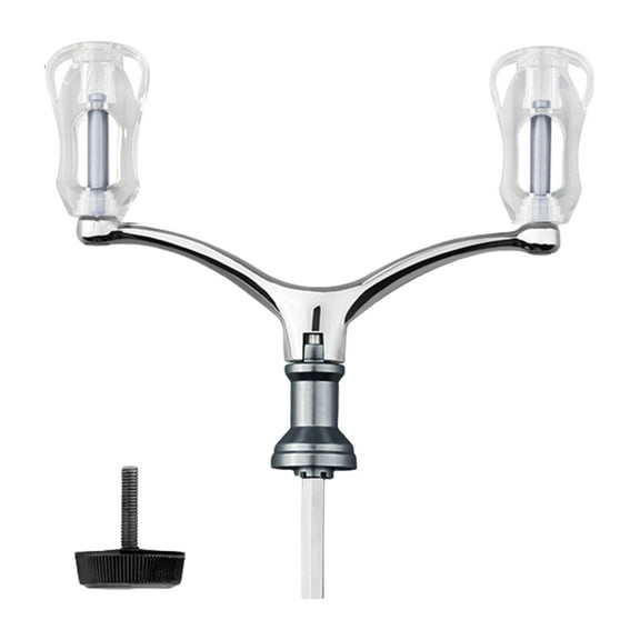 Aluminum Alloy Double Handle Fishing Reel Handle Fishing Reel Arm Enhancing Angling Precisions Fishing Reel Arm Handle