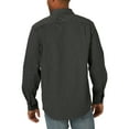 thumbnail image 2 of Wrangler Men's Long Sleeve Solid Twill Shirt, 2 of 4