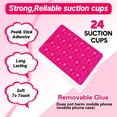 thumbnail image 3 of Tarjetero con ventosa para teléfono CukoHno Classic Hot Pink, 3 of 6