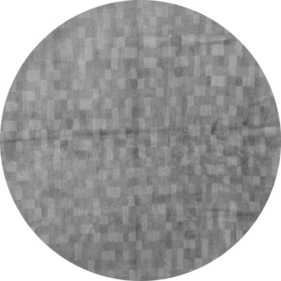 Ahgly Company Indoor Round Persian Gray Traditional Area Rugs, 3' Round