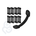 thumbnail image 2 of Baby Proof Me Child Safety Locks, Adjustable Cabinet Locks for Baby Proofing, Black, 24-Pack, 2 of 8