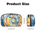 thumbnail image 5 of Geometric Cube Oxford Cloth Waterproof Charger Organizer for Electronic Devices - Cable Organizer, Hard Drive Bag, Cord Organizer Travel Small, Seat Gap Organizer with USB, 5 of 6