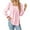 Pink, variant on qolati Women's Dressy Casual Ruffle Long Sleeve Tops Trendy Solid Color Square Neck Pleated Front Tunic Shirts Elegant Loose Fit Flowy Boho Blouse
