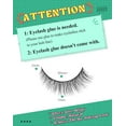 thumbnail image 2 of Natural Eyelashes Natural Look Small Lashes Short Eyelashes Natural Lashes False Eyelashes Wispy Eye Lashes Pack 10 Pairs D-M05, 2 of 8