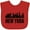 Red, variant on Inktastic New York Skyline Grunge Boys or Girls Baby Bib