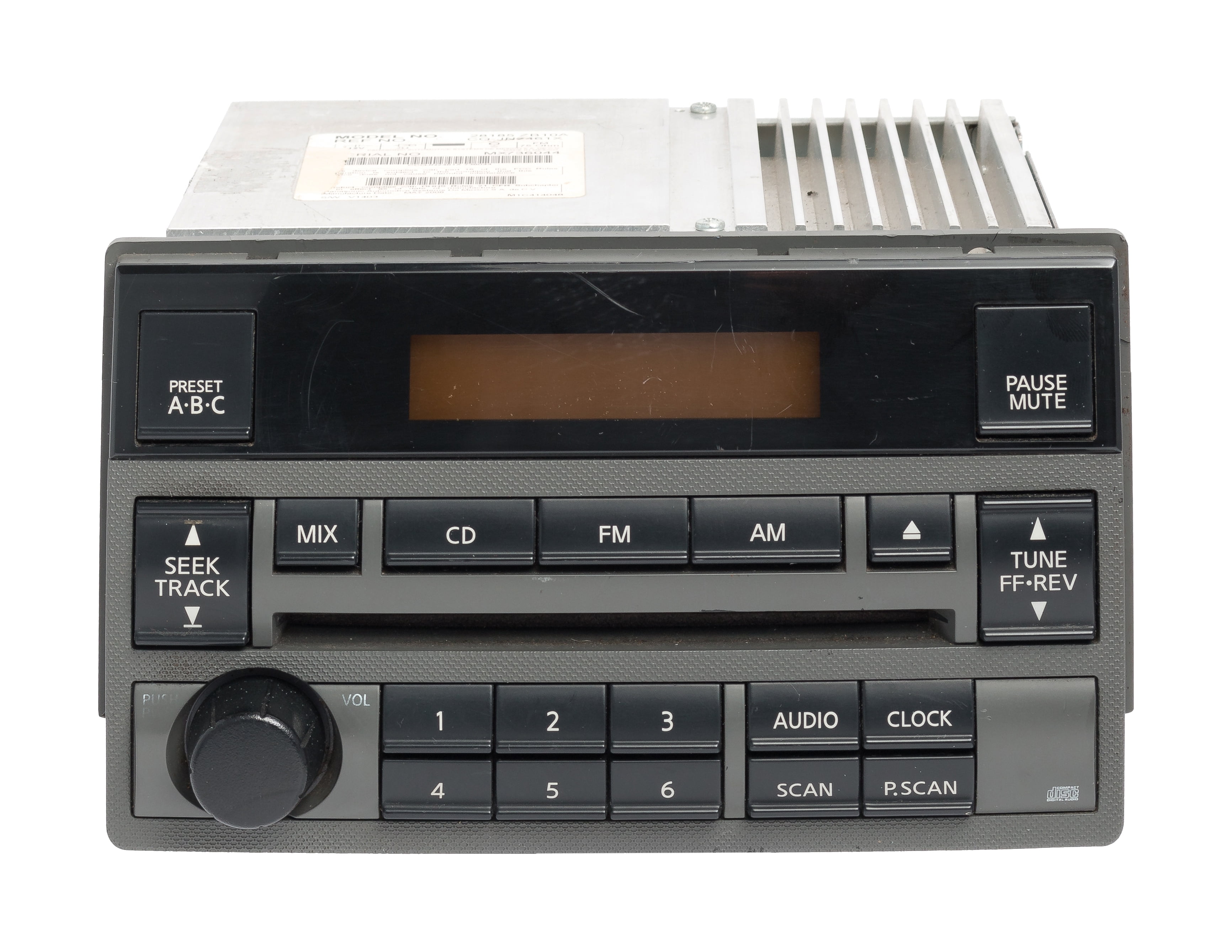 Restored 2005-2006 Nissan Altima AM FM Radio Single-Disc CD Player Part Number 28185ZB10A (Refurbished)