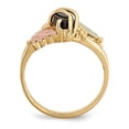 thumbnail image 2 of 10k Tri-color Black Hills Gold Onyx Ring, 2 of 3