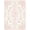 Pink, Pattern 1, variant on ODIKA 8'x10' Washable Area Rug Bathroom Delicate Border Scroll Ribbon Detail Rectangular Oushak for King Size Bedroom Under Bed, Master Suite, Non-Shedding, Easy Care