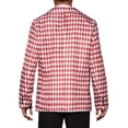 thumbnail image 3 of Lars Amadeus Men's Checked Blazer Slim Fit Casual Lightweight Plaid Sports Coat, 3 of 5