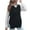 Black, variant on IROINNID Womens Sweater Sweater Vest V-Neck Pullover Sweater Solid Color Loose Mid-Length Sleeveless Autumn and Winter Side Split Vest Knitted Sweater Tattered Vest Outer Wear