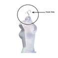 thumbnail image 5 of Conjunto de torso de maniquí femenino blanco con espalda hueca y gancho para colgar tamaños S-M (paquete de 3 blancos), 5 of 5