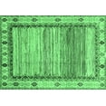 thumbnail image 1 of Ahgly Company Indoor Rectangle Abstract Emerald Green Modern Area Rugs, 3' x 5', 1 of 4