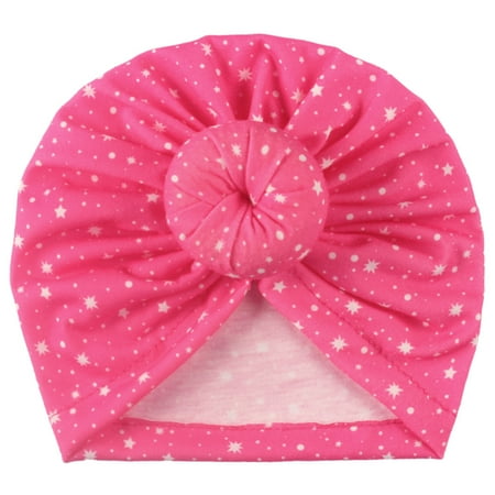 

Toddler Kids Baby Boy Girl Star Print Knotted Hat Beanie Headwear Accessories Baby Accessories For Kids Hat