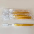 thumbnail image 5 of 50 Pcs Manual Toothbrushes Bulk, Disposable Toothbrushes Individually Wrapped for Travel, Homeless, Bnb (Yellow), 5 of 5