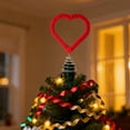 thumbnail image 7 of Heart Shape Christmas Tree Topper for Wedding, Valentine's Day and Party Decor, Xmas Tree Decorations, Holiday Love Theme, 7 of 7