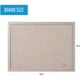 thumbnail image 2 of Bulletin Board, 18" x 24", Grey Fabric Message Board, Gray MDF Frame (FB0470608), 2 of 8