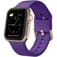 thumbnail image 1 of Correa deportiva compatible con correas de Apple Watch de 49 mm, 45 mm, 44 mm, 42 mm, 41 mm, 40 mm, 38 mm, correa de repuesto de silicona suave con cierre clásico para iWatch Series 9 Ultra SE 8 7 6 5, 1 of 4