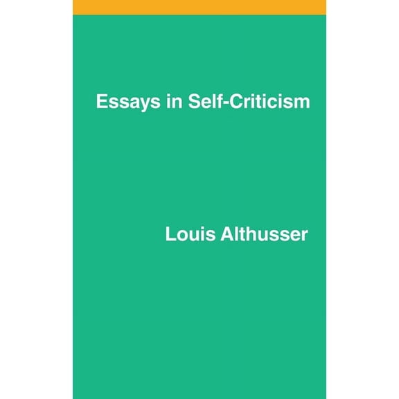 Essays on Self-Criticism (Paperback)