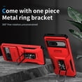 thumbnail image 4 of Dteck for Google Pixel 7A Case with Slide Camera Cover,Magnetic Rotated Kickstand Rubber Case Hard PC Camera Protection Military Grade Shockproof Heavy Duty Protective Cover,Red, 4 of 8