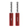 thumbnail image 3 of Conectores de altavoz tipo banana AudioQuest SureGrip® 100 plateados, 3 of 5