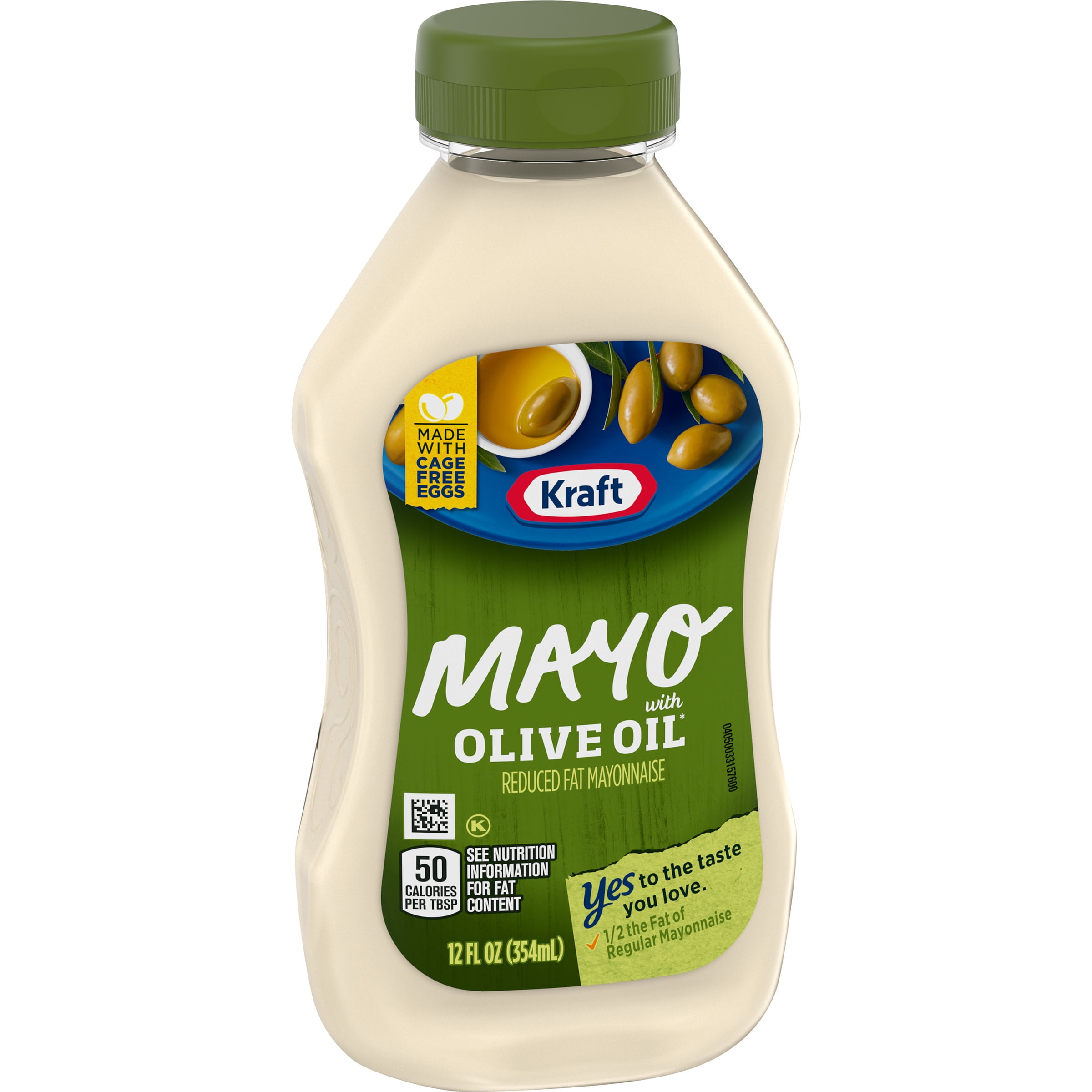 Kraft Reduced Fat Mayo With Olive Oil 12 Fl Oz Bottle Walmart Com Walmart Com