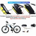 thumbnail image 4 of BAFANG Ebike Conversion Kit 1000W BBS02B 48V Electric Mid Drive Bike Kit 100MM Mountain Bike Road Bike VD03 Display and 48V17.5Ah Rear Rack Battery, 4 of 11