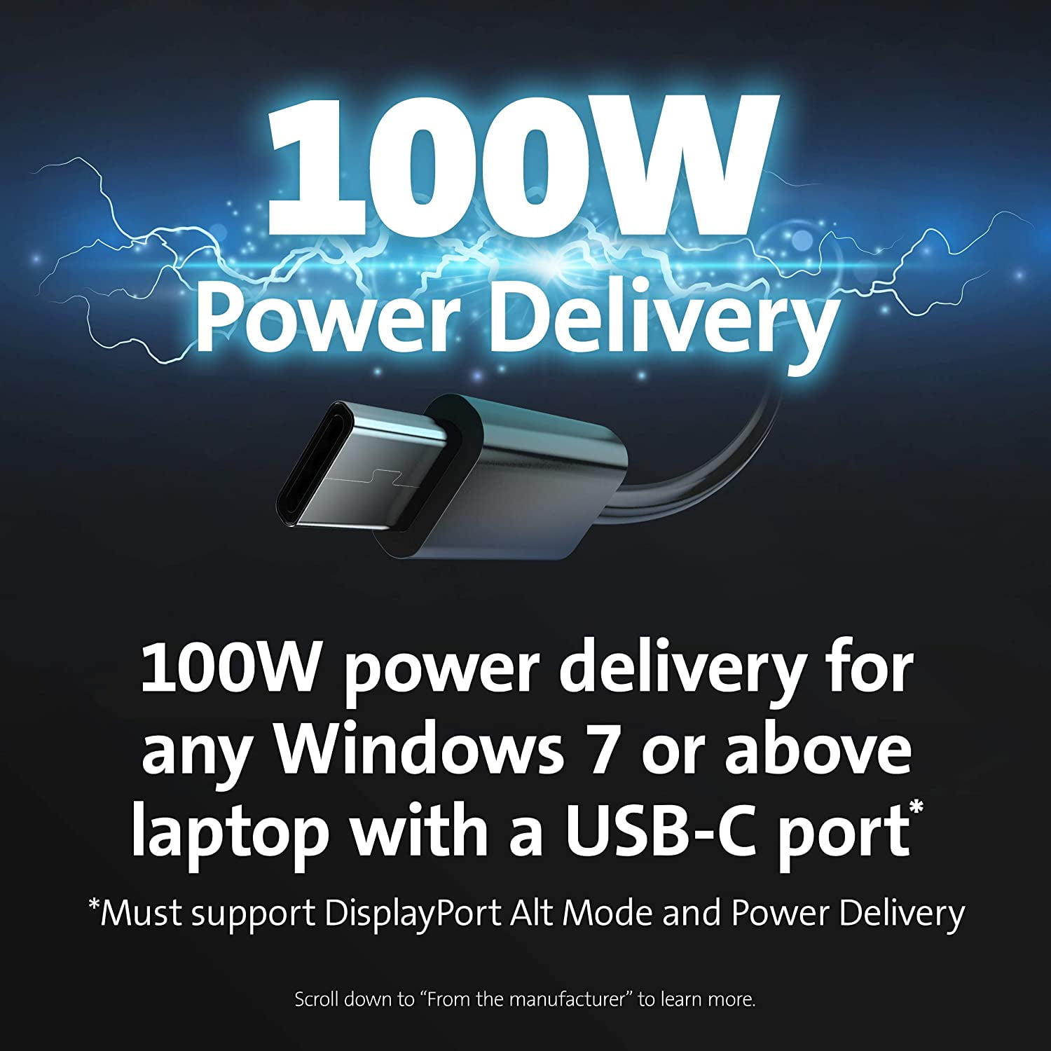 Kensington SD4850P Docking Station - for Monitor, Notebook - 100 W - USB Type C - 6 x USB Ports - USB Type-C - HDMI - DisplayPort - Black - Wired