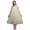 China Ivory, variant on Light Pink Salmon3 Floral Tulip Mid Calf Nightwear Ladies Cotton Printed Sleeveless Night Gown Maxi Dress X-Small