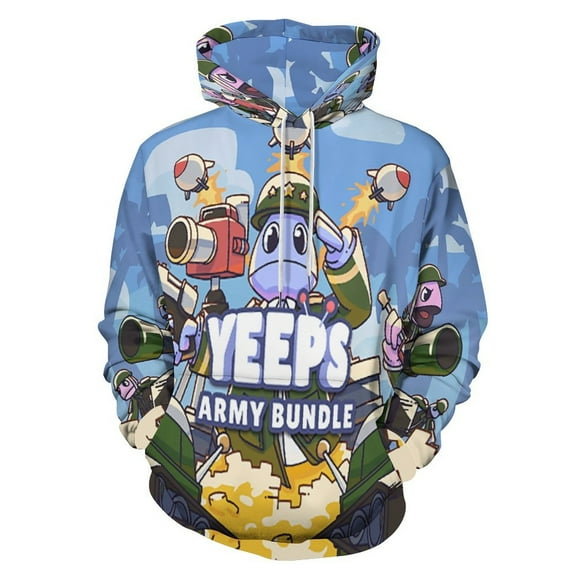 Yeeps Hide And Seek Adult Sweater Pullover Sweatshirt Hoodies Long Sleeve Hooded Jackets Men Women