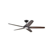 kathy ireland HOME by Luminance Dorian Eco 60-in Oil Rubbed Bronze LED Indoor Ceiling Fan with Light Wall-mounted 5-Blade CF515CO60ORB