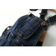 thumbnail image 6 of KIDSCOOL SPACE Baby Boy Girl Jean Overalls,Toddler Slim Cute Denim Jumper,4-5 Years, 6 of 9