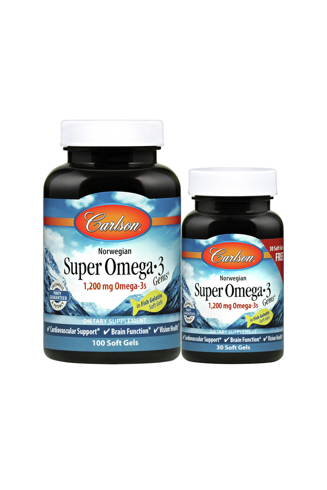Super Omega3 Fish Carlson Laboratories 130 Softgel