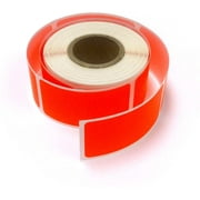 Next Day Labels, Rectangle Inventory Color Coding Labels, 250 Per Roll Fluorescent Red, 2 X 1