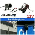 thumbnail image 5 of 1x Waterproof 12V 170°Car Rear View Camera 4Pin For Car SUV Mirror Dash Cam Replace Auto Accessories, 5 of 9
