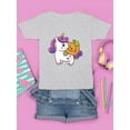 thumbnail image 3 of Cute Unicorn And Pumpkin Pals T-Shirt Juniors -Image by Shutterstock,  x-Large, 3 of 4
