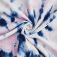 thumbnail image 4 of Zando 2 Piece Pajamas for Woman Set Capri Pajamas for Woman Soft Cotton Sleepwear for Woman Top and Capri Pants Pjs Set Blue and Pink Tie-Dye Size M-3XL, 4 of 7