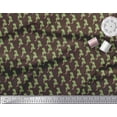 thumbnail image 2 of Soimoi Brown Poly Georgette Fabric Palm Tree Fabric Prints By Yard 42 Inch Wide, 2 of 5