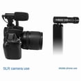 thumbnail image 5 of Video Microphone On-Camera Mini Condenser Record Interview Vlog Mic for Phone DSLR Camera 3.5mm Micr, 5 of 5