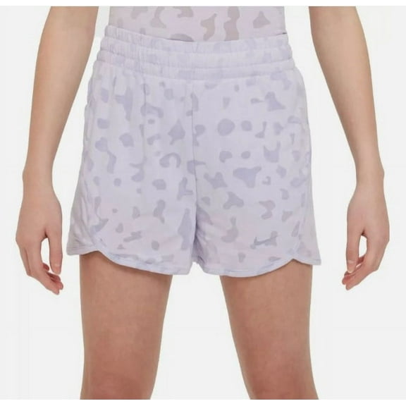 Nike Girls' Dri-FIT Breezy High-Waisted Training Shorts Size M