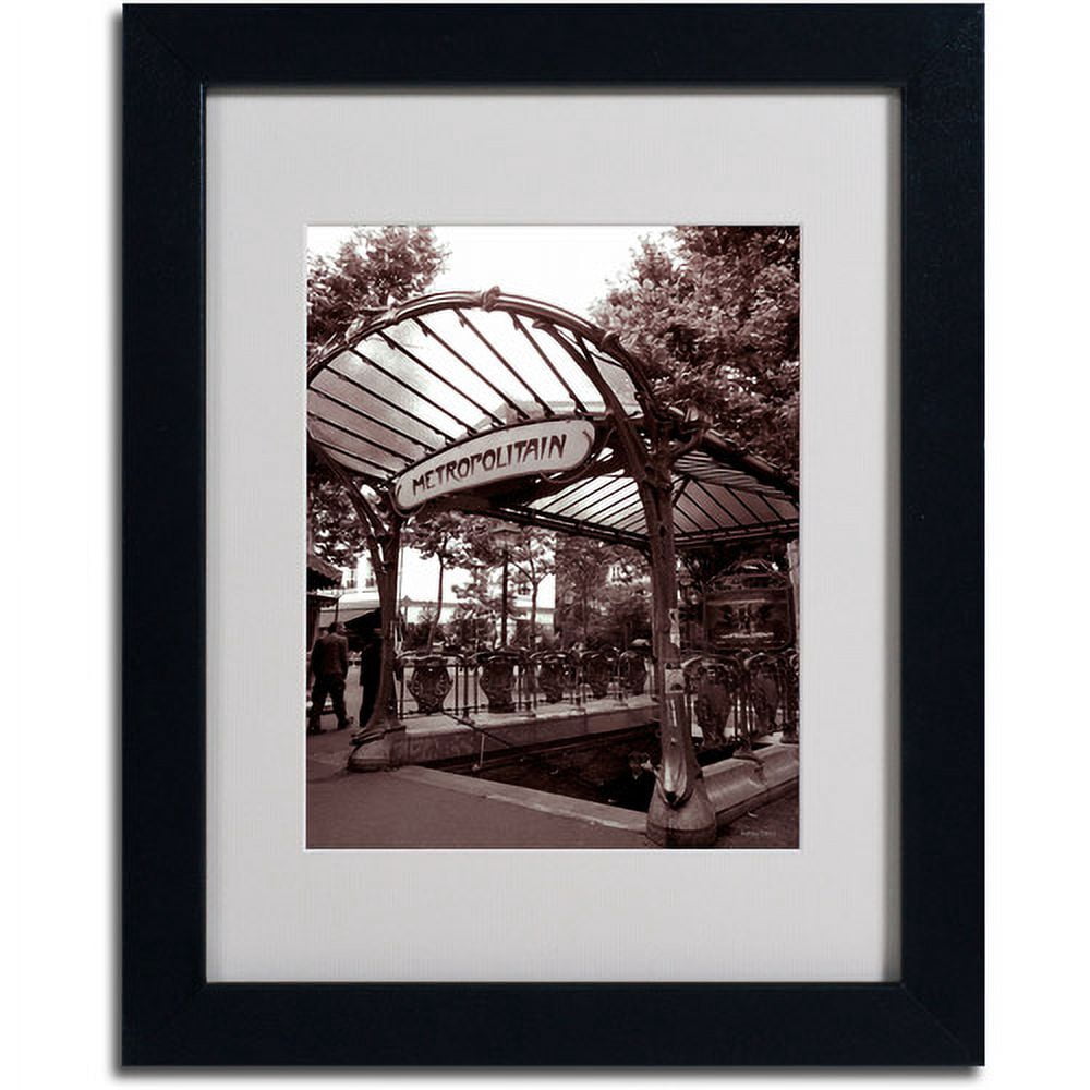 Trademark Fine Art 'Le Metro as Art 2' Matted Framed Art by Kathy Yates