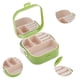 thumbnail image 3 of Organizador de joyas de silicona verde matcha, caja de joyería multifuncional cuadrada con espejo, 1 pieza de Unique Bargains, 3 of 5