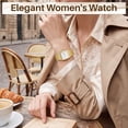 thumbnail image 2 of SKMEI Watch for Women Quartz Rectangular Fashion Watches Waterproof Easy to Read Ladies Wrist Watches Stainless Steel Womens Watch, 2 of 9
