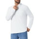 thumbnail image 5 of Inspire Chic Conjunto para Hombre Polo de Golf de Manga Larga con Botones Contrastantes y Bolsillo 2XL Blanco, 5 of 6