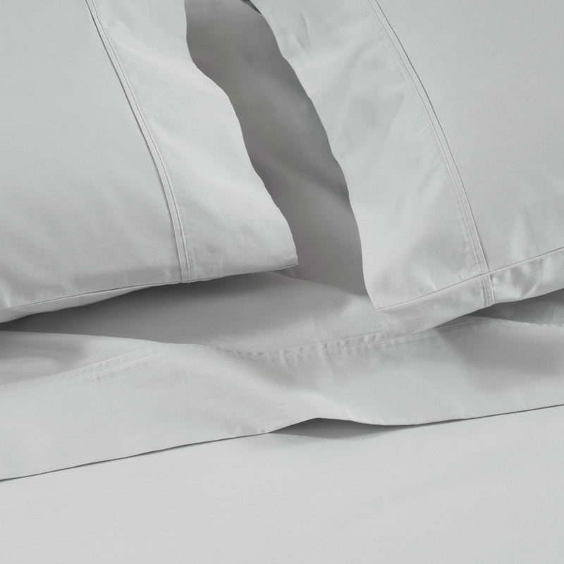 Superior Apus 100% Cotton 15" Deep Pocket Sheet Set, California King, Silver